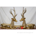 bronze indoor deer statues